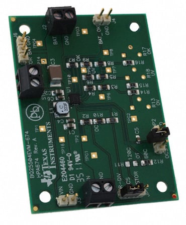 Texas Instruments bq25504 power management controller development kit Texas Instruments bq25504 power management controller